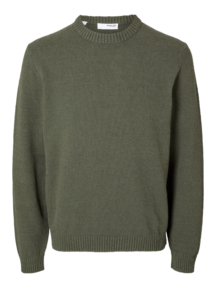 SLHLOOP LS KNIT CREW NECK