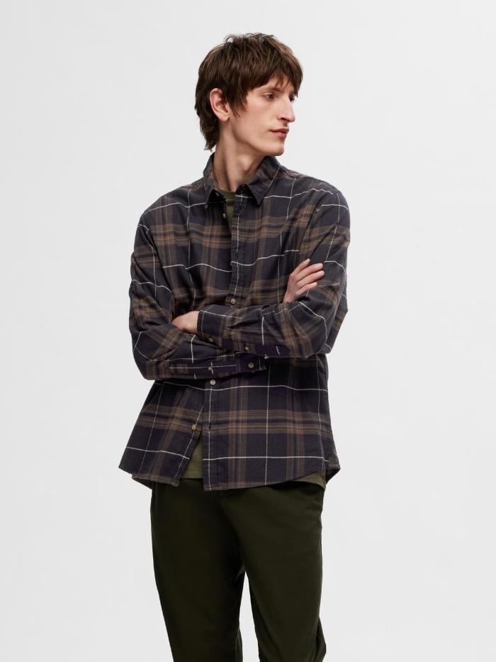 SLHSLIMOWEN-FLANNEL SHIRT LS