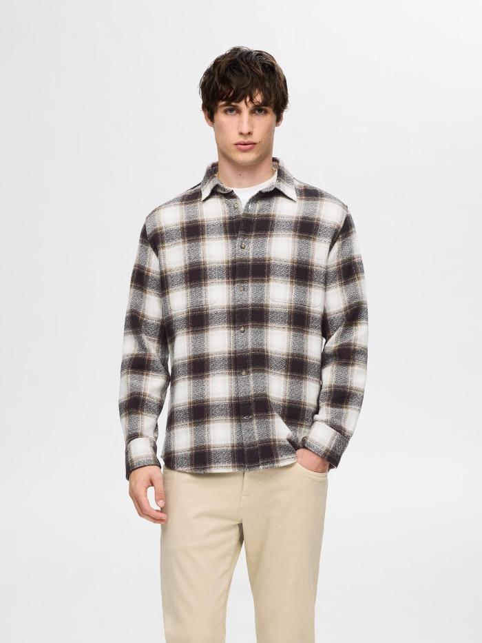 SLHREGOWEN-GRINDLE CHECK SHIRT