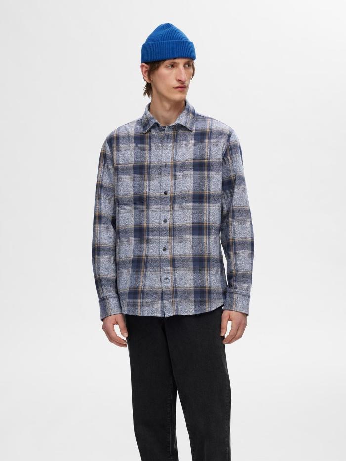 SLHREGOWEN-GRINDLE CHECK SHIRT