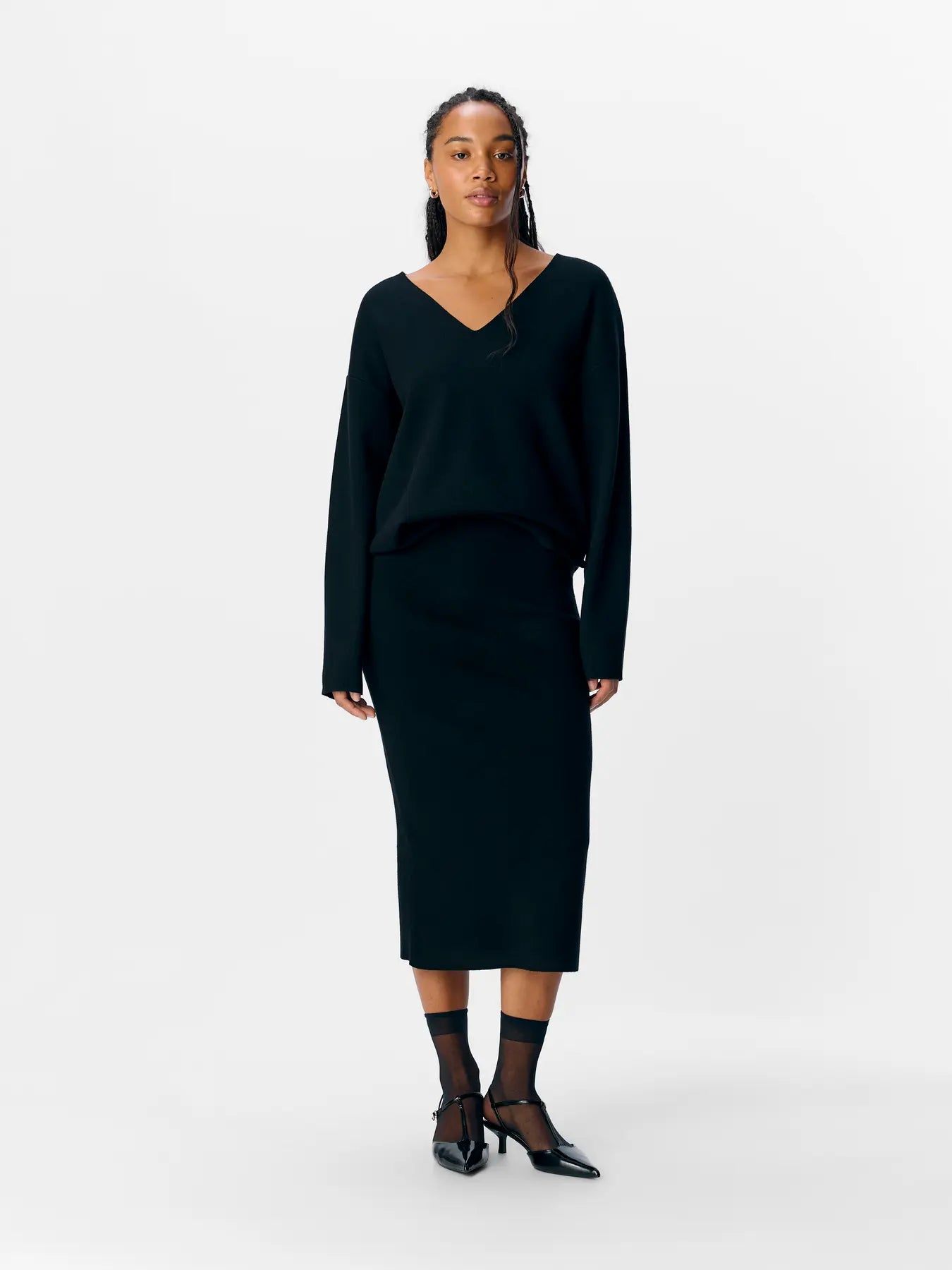 OBJREYNARD HW KNIT SKIRT