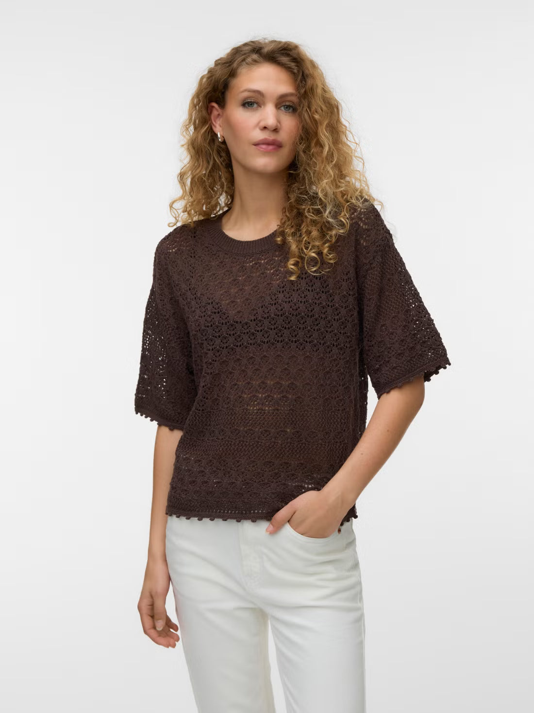 VMMANILA 2/4 O-NECK PULLOVER