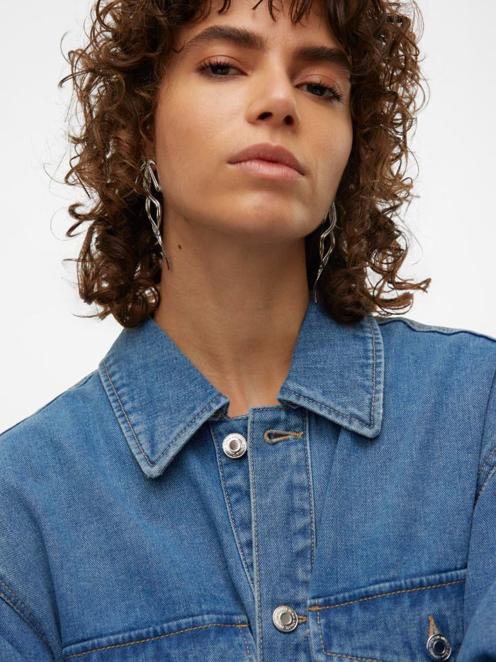 VMNAYA OVERSIZED DENIM SHIRT