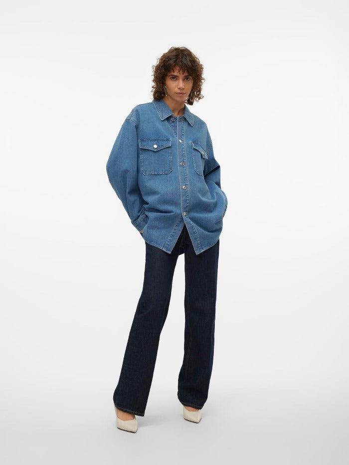 VMNAYA OVERSIZED DENIM SHIRT