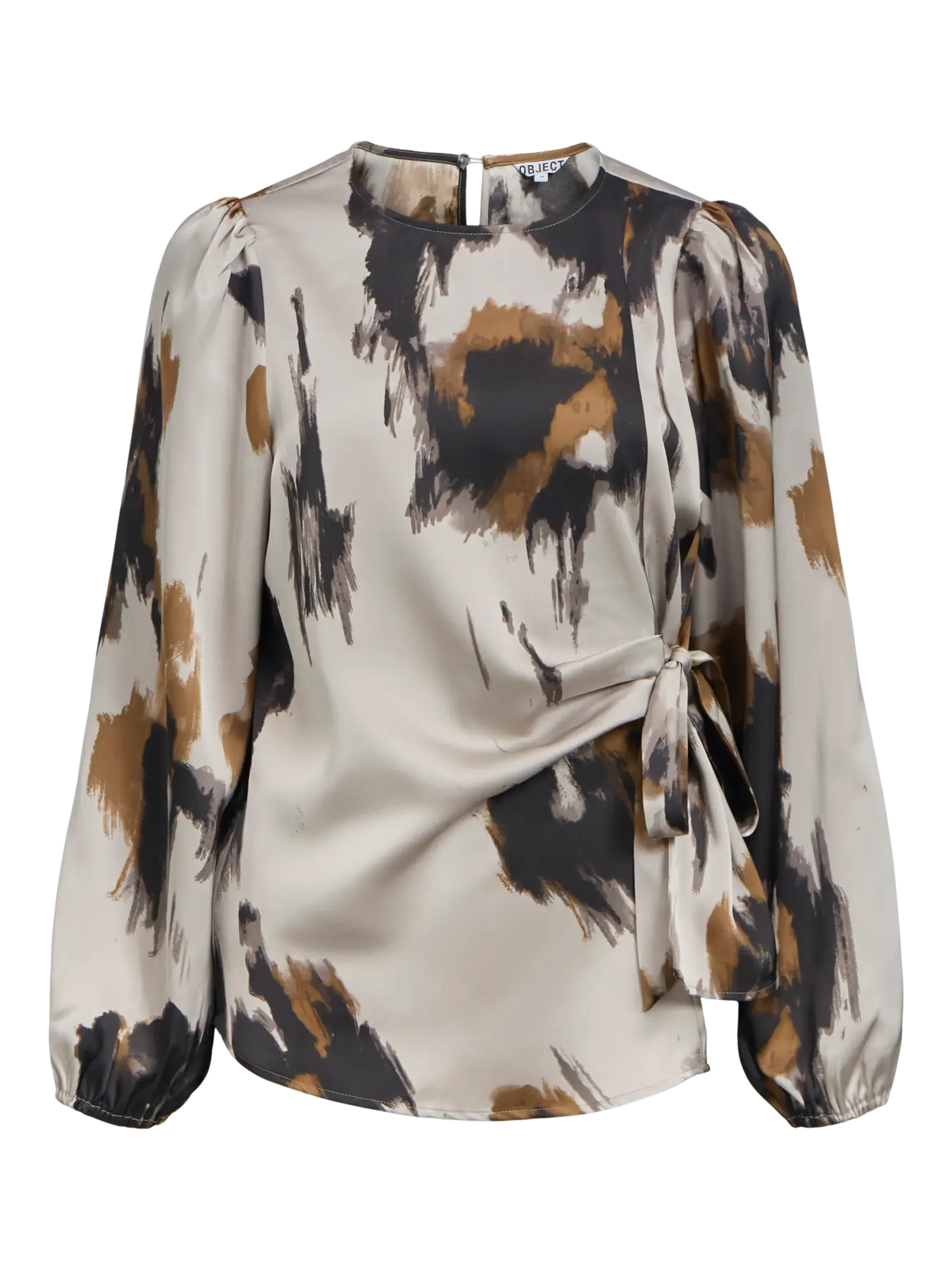 OBJCHILLI L/S RE O-NECK TOP