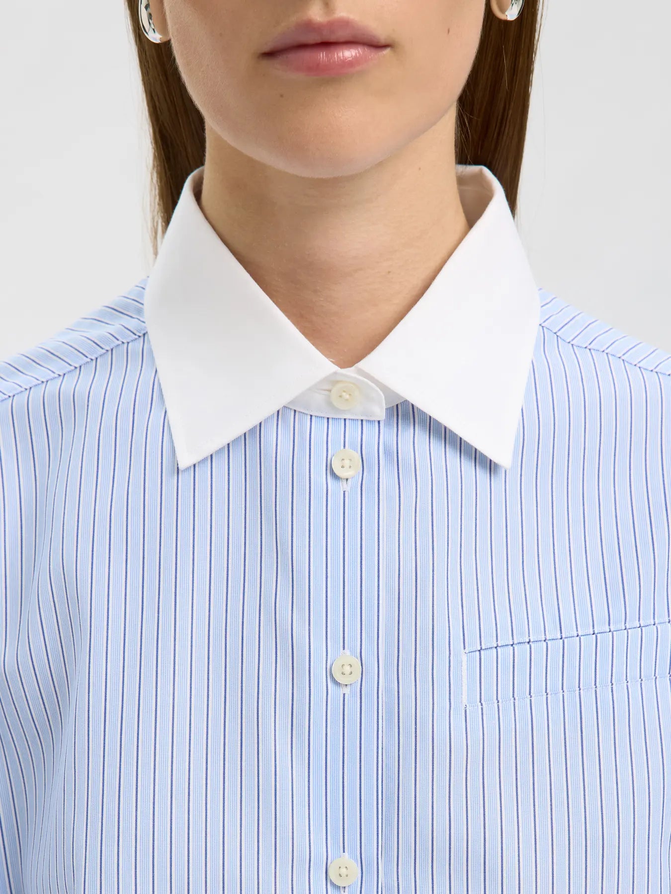 SLFILINA RELAXED CONTRAST LS SHIRT