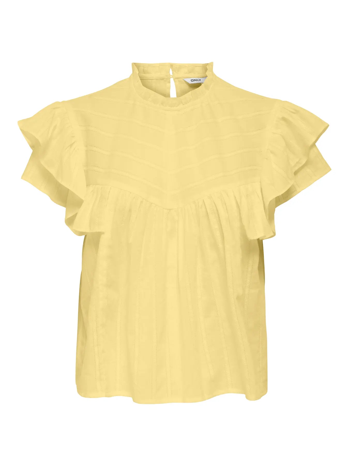 ONLHEIKE S/L FRILL O-NECK TOP