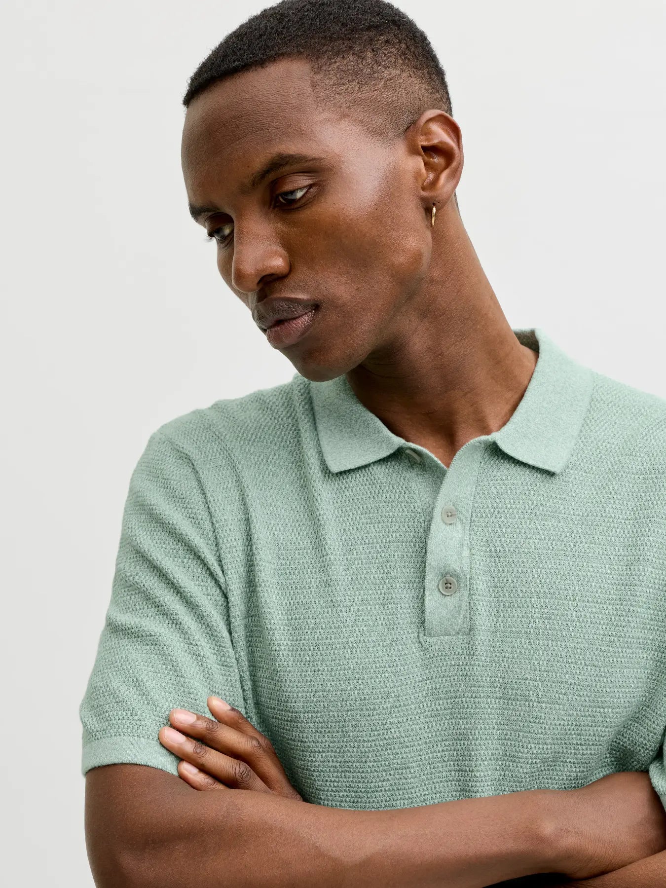 JJEGEORGE KNIT POLO SS